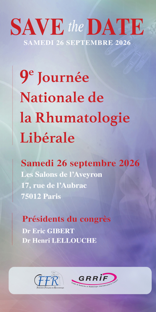 9e Journée Nationale de la Rhumatologie Libérale