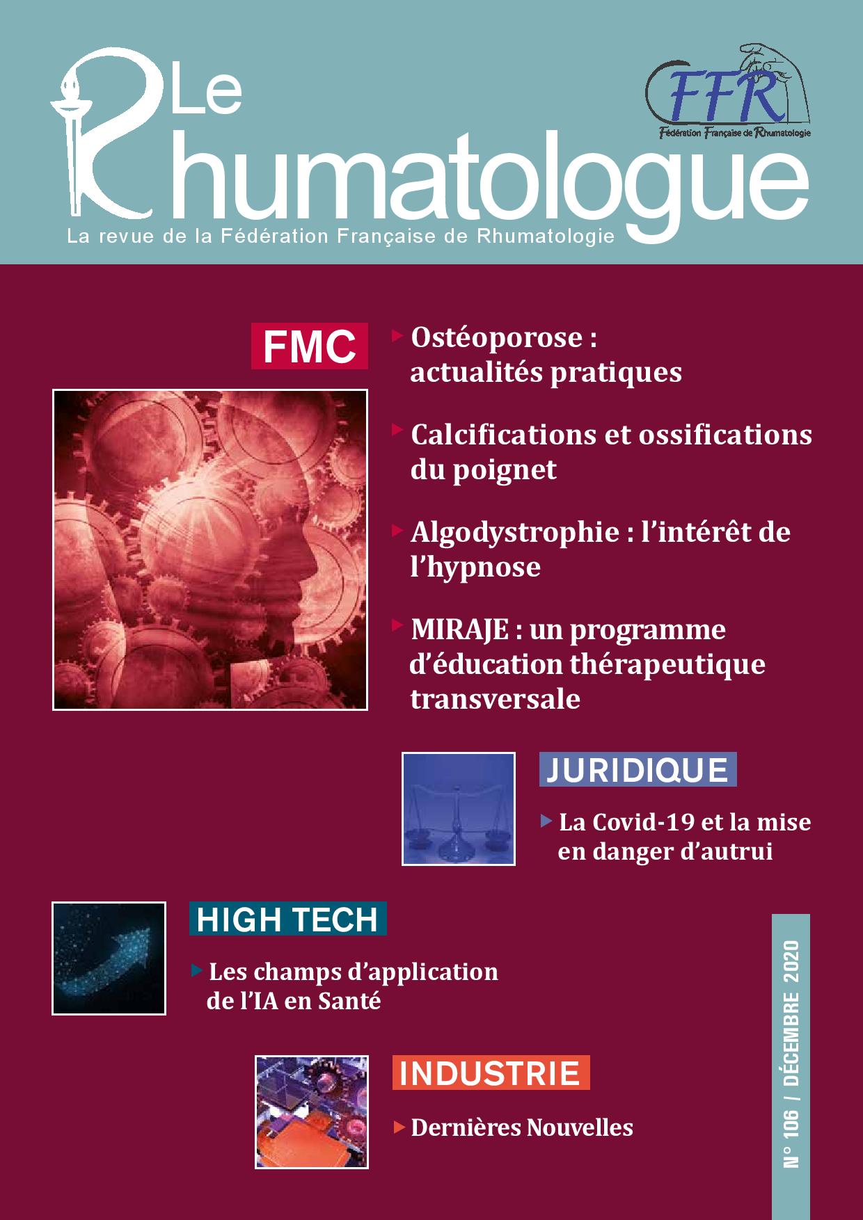 Le Rhumatologue - No. 106