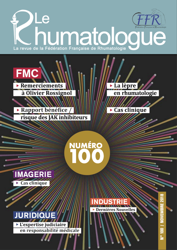 Le Rhumatologue - No. 100
